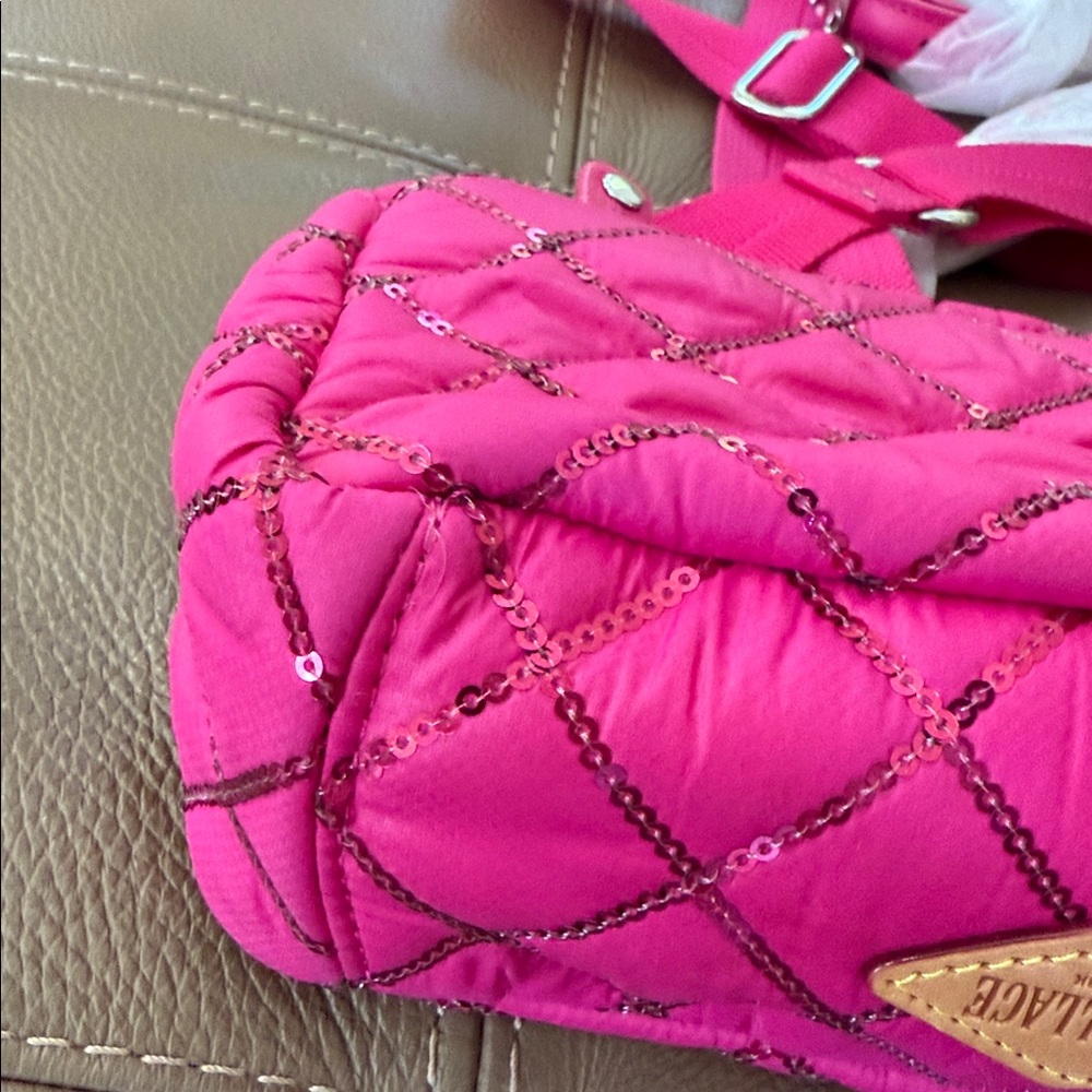 MZ Wallace pink with sequins crossbody bag - Picture 6 of 11